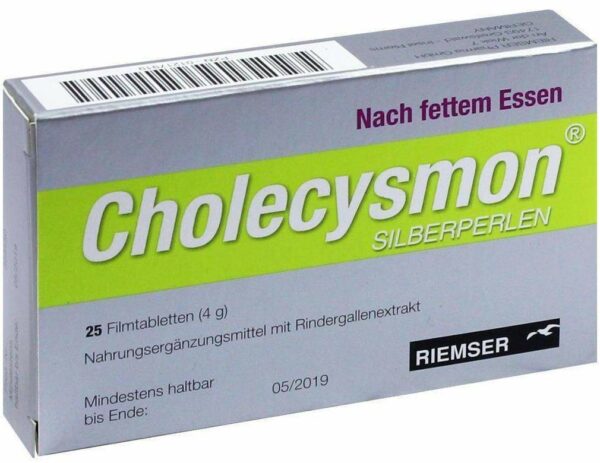 Cholecysmon Silberperlen 25 Dragees