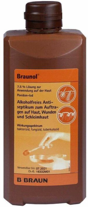 Braunol Schleimhautantiseptikum 500 ml Lösung