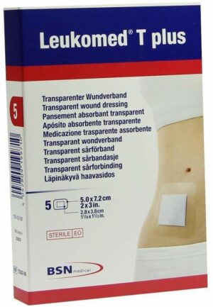 Leukomed T Plus 5 Sterile Pflaster 5 cm X 7