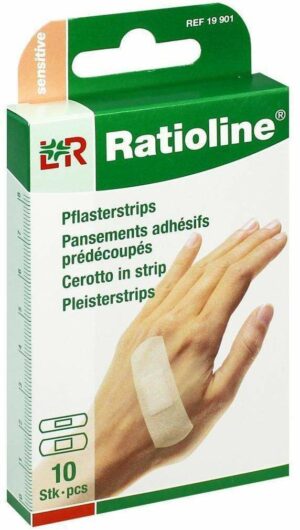 Ratioline Sensitive Pflasterstrips in 2 Größen 10 Pflaster