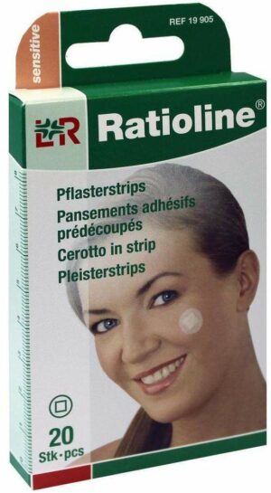 Ratioline Sensitive Pflasterstrips Rund 20 Pflaster