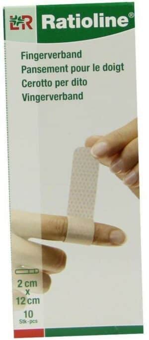 Ratioline Elastic Fingerverband 2 X 12 cm 10 Pflaster