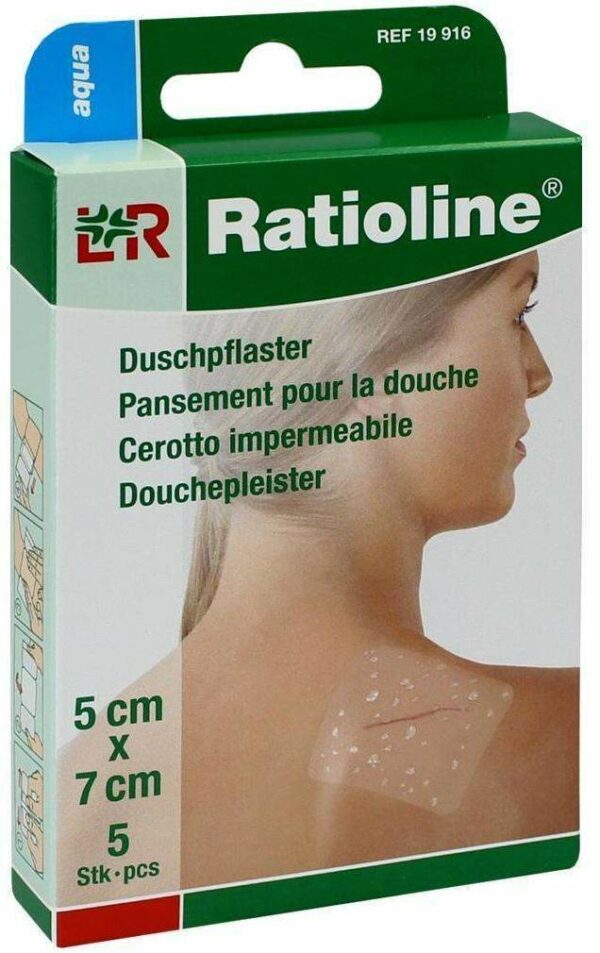 Ratioline Aqua Duschpflaster 5 X 7 cm 5 Stück