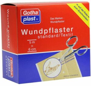 Gothaplast 1 Wundpflaster Standard 5 M X 6 cm Rolle