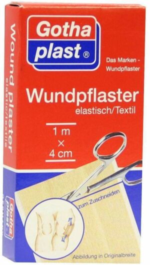 Gothaplast 1 Wundpflaster Elastisch 1 M X 4 cm