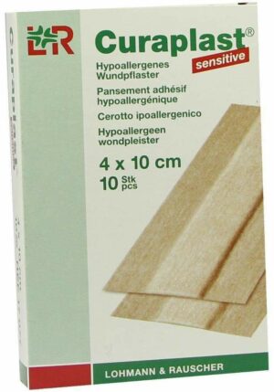 Curaplast Sensitive Wundschnellverband 4 X 10 cm 10 Pflaster