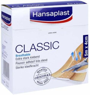 Hansaplast Classic Pflaster 5 M X 4 cm