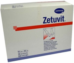 Zetuvit Saugkompresse Unsteril 10 X 10 cm 30 Stück