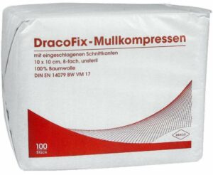 Dracofix Op-Kompressen Unsteril 10x10cm 8fach