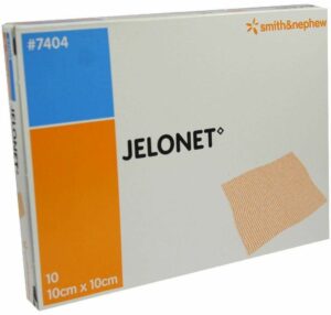 Jelonet Paraffingaze 10 X 10 cm Steril 10 Wundgaze