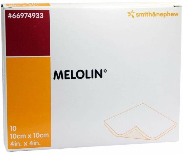 Melolin 10 X 10 cm Wundauflagen Steril 10 Verbände