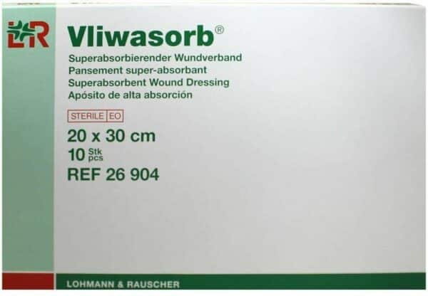 Vliwasorb Superabsorbier.Wunderband20x30cm Steril