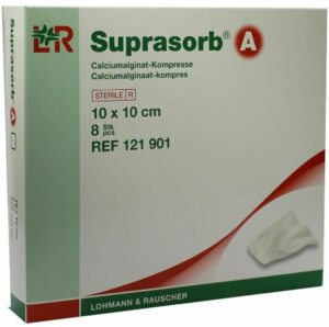 Suprasorb A Calciumalginat Kompresse10x10cm