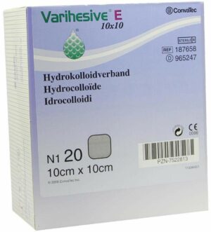 Varihesive E 10 X 10 cm Hkv Hydroaktiv 965247 20 Stück