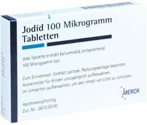 Jodid Merck 100 µg 100 Tabletten