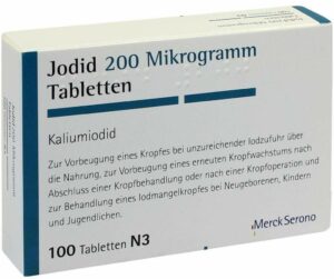 Jodid Merck 200 µg 100 Tabletten