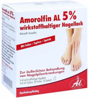 Amorolfin Al 5% 5 ml Wirkstoffhaltiger Nagellack
