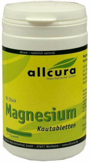 Magnesium Ohne Zucker 90  Kautabletten