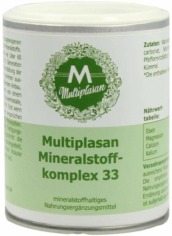 Multiplasan Mineralstoffkomplex 33 Tabletten