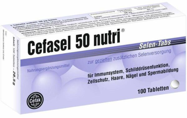 Cefasel 50 Nutri Selen Tabs 100 Tabletten