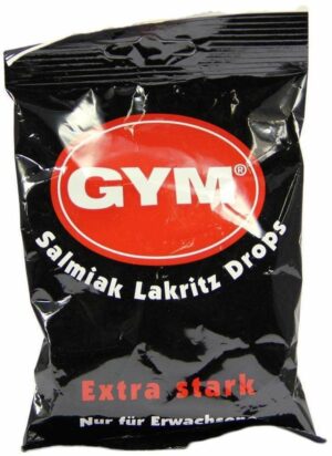 Gym Salmiak Lakritz Drops Zuckerhaltig 100 G