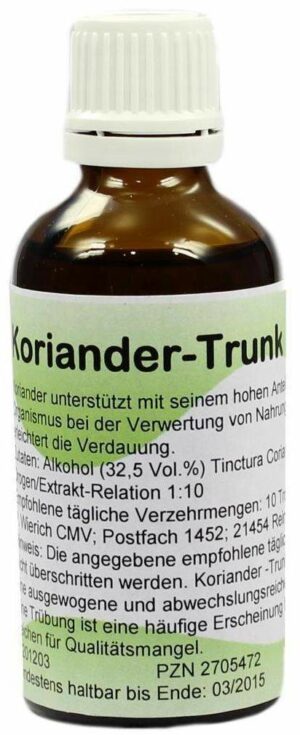 Koriander Trunk 50 ml Tropfen