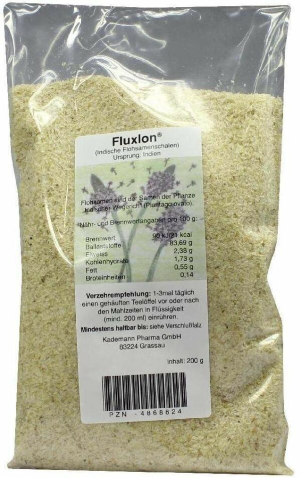 Fluxlon Beutel Indische Flohsamenschalen 200 G Beutel