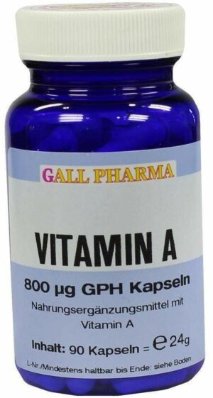 Vitamin A 800 µg Gph 90 Kapseln