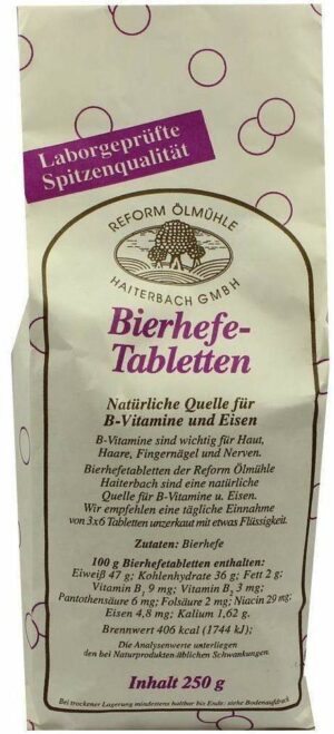 Bierhefe 250 G Tabletten