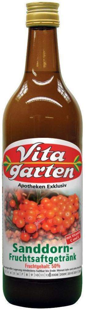 Vitagarten Sanddorn Fruchtsaftgetränk 750 ml Saft