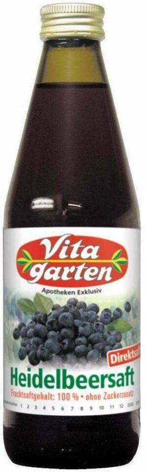 Vitagarten Heidelbeersaft