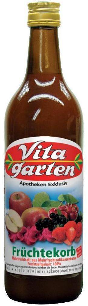 Vitagarten Früchtekorb Saft