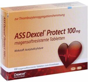 Ass Dexcel Protect 100 mg 100 Magensaftresistente Tabletten