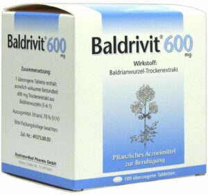 Baldrivit 600 mg 100 Überzogene Tabletten