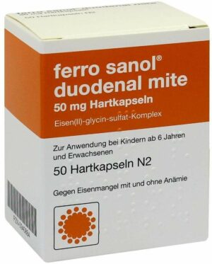 Ferro Sanol Duo Mite 50 mg 50 Kapseln