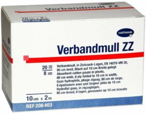 Verbandmull Hartmann 10 cm X 2 M Zickzack 1 Verband