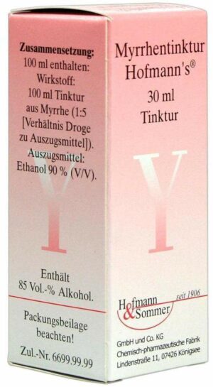 Myrrhentinktur Hofmanns 30 ml Tinktur