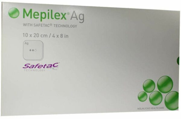 Mepilex AG Verband 10x20cm Steril
