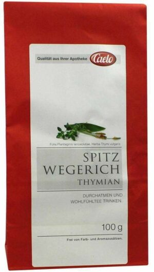 Caelo Spitzwegerich Thymian Tee Hv Packung 100 G