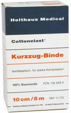 Kurzzugbinde Cottonelast 5 M X 10 cm 1 Binde