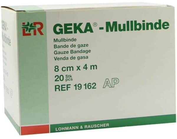 Mullbinden Geka 8 cm X 4 M 20 Binden