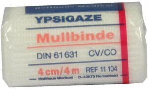 Ypsigaze Mullbinde 4 cm X 4 M 1 Binden