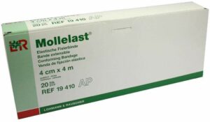 Mollelast Binden Weiß 4 cm X 4 M 20 Binden