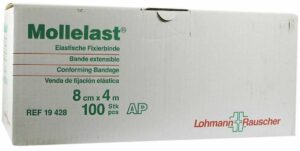 Mollelast Binden Weiß 8cmx4m Lose