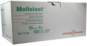 Mollelast Binden Weiß 10cmx4m Lose