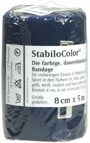 Bort Stabilocolor Binde 8 cm Blau 1 Binde