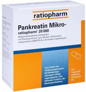Pankreatin Mikro Ratiopharm 20000 200 Magensaftresistente Kapseln