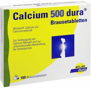 Calcium 500 Dura 100 Brausetabletten