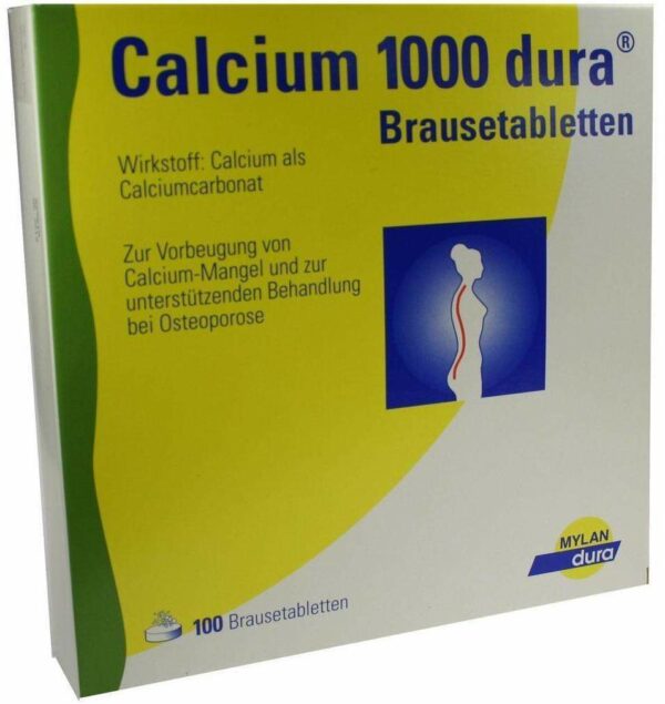 Calcium 1000 Dura Brausetabletten 100  Brausetabletten