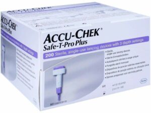 Accu Chek Safe T Pro Plus 200 Lanzetten